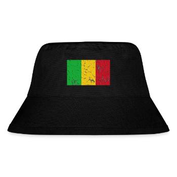 Mali - Stanley/Stella recycelter Bucket Hat - Schwarz - Vorne