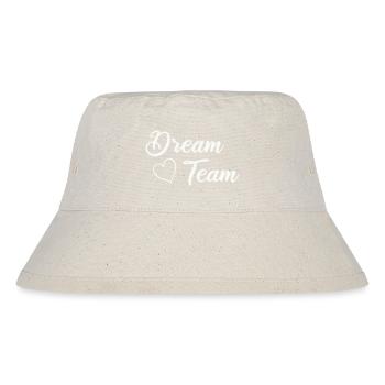 dream team - Stanley/Stella recycelter Bucket Hat - Naturweiß - Vorne