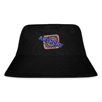 Anthony - Stanley/Stella recycelter Bucket Hat - Schwarz - Vorne