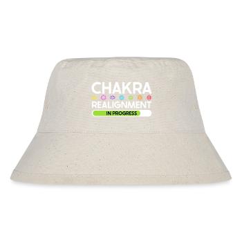 Chakra Alignment - Energy in Flow - Stanley/Stella Recycled Bucket Hat - natural - Front