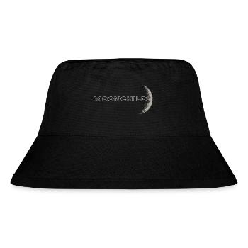 MOONCHILD - Statement Print Mondkinder Universum - Stanley/Stella recycelter Bucket Hat - Schwarz - Vorne