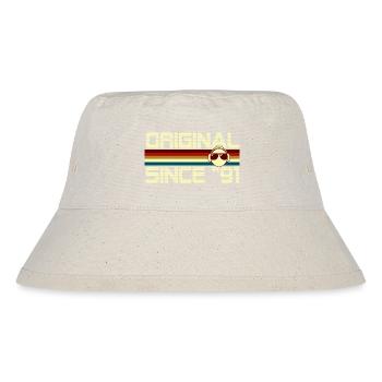 Seit 91 - Stanley/Stella recycelter Bucket Hat - Naturweiß - Vorne
