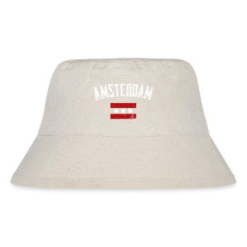 Amsterdam Bold Crest Tee - Bob recyclé Stanley/Stella - blanc naturel - Devant