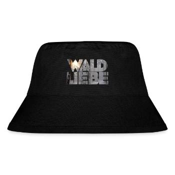 wald 56 - Stanley/Stella recycelter Bucket Hat - Schwarz - Vorne