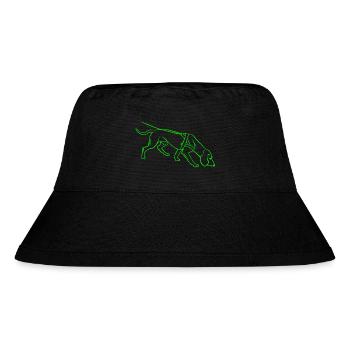 Nachsuche - Stanley/Stella recycelter Bucket Hat - Schwarz - Vorne