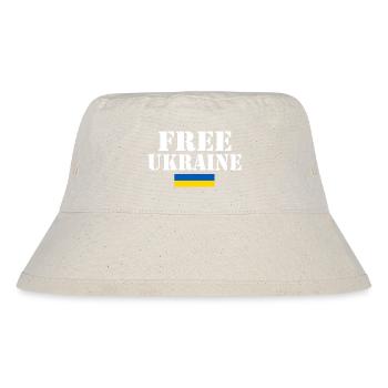 Free ukraine - Stanley/Stella Recycled Bucket Hat - natural - Front