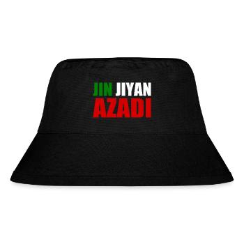 jin jiyan azadi - Stanley/Stella Recycled Bucket Hat - black - Front