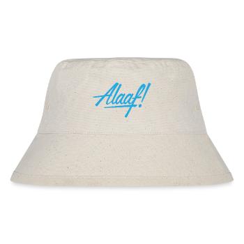 Alaaf! Design blau - Stanley/Stella recycelter Bucket Hat - Naturweiß - Vorne