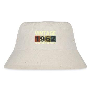 Vintage Geburtstag Retro Sonnenuntergang Design - Stanley/Stella recycelter Bucket Hat - Naturweiß - Vorne
