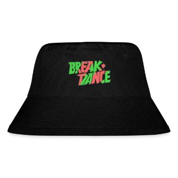 BreakDancer - Stanley/Stella recycelter Bucket Hat - Schwarz - Vorne