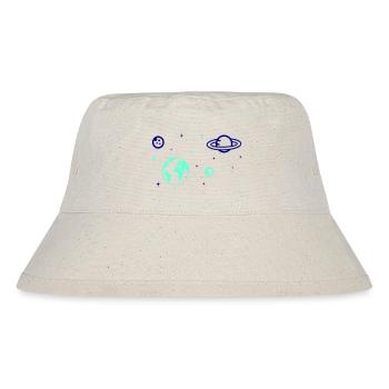 Universe - Stanley/Stella Recycled Bucket Hat - natural - Front