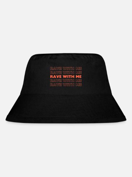 Rave With me - Stanley/Stella Recycled Bucket Hat - black