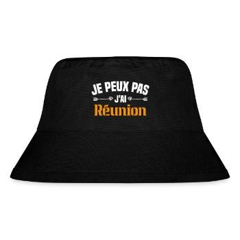 je peux pas j ai Réunion - Bob recyclé Stanley/Stella - noir - Devant