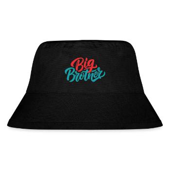 GROßER BRUDER - Stanley/Stella recycelter Bucket Hat - Schwarz - Vorne