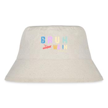 Bruh We In - Erster Tag im College oder in der Schule - Stanley/Stella recycelter Bucket Hat - Naturweiß - Vorne