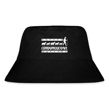 Führungskraft Schafe Hirte Geschenkidee Lustig - Stanley/Stella recycelter Bucket Hat - Schwarz - Vorne