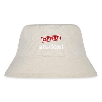 Student - Stanley/Stella recycelter Bucket Hat - Naturweiß - Vorne