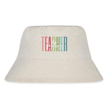 Politik Lehrerin Schule Bedanken Geschenk - Stanley/Stella recycelter Bucket Hat - Naturweiß - Vorne