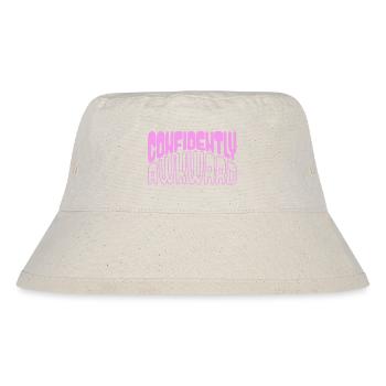 Confidently awkward in pink - Stanley/Stella Recycled Bucket Hat - natural - Front