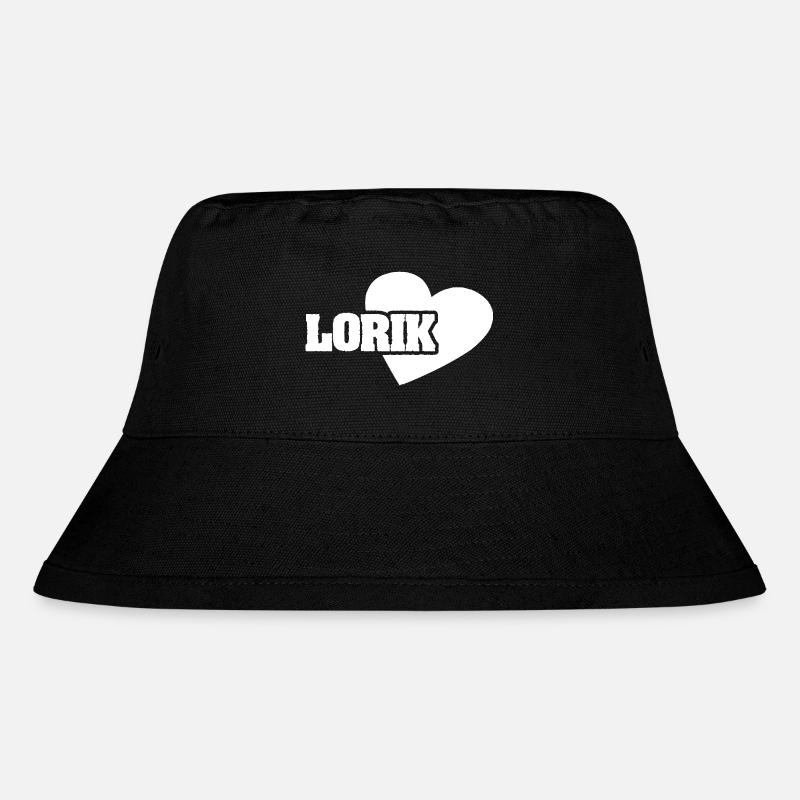 Lorik - Stanley/Stella recycelter Bucket Hat - Schwarz