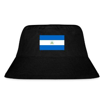 Nicaragua - Stanley/Stella recycelter Bucket Hat - Schwarz - Vorne