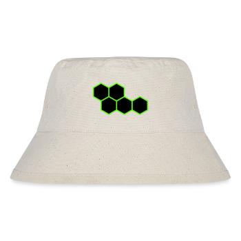 Hexagons - Stanley/Stella Recycled Bucket Hat - natural - Front