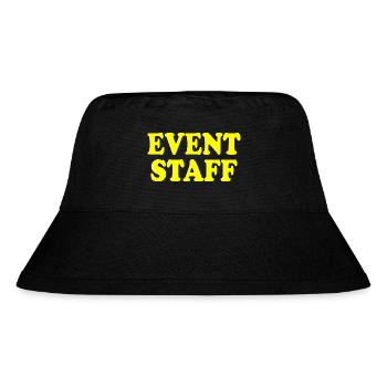 Event staff - Stanley/Stella Recycled Bucket Hat - black - Front