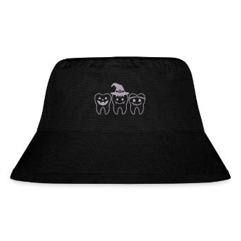 Trick or Teeth Halloween Design for Dentists - Stanley/Stella recycelter Bucket Hat - Schwarz - Vorne