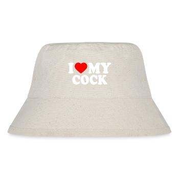 I love my cock - Stanley/Stella Recycled Bucket Hat - natural - Front
