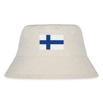 cristal drapeau Finlande - Bob recyclé Stanley/Stella - blanc naturel - Devant