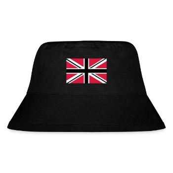 Union Jack | black-white-red | Flag flag - Stanley/Stella Recycled Bucket Hat - black - Front