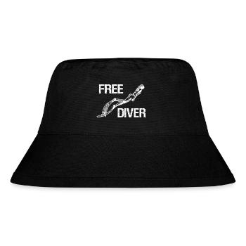 Freediver - apnea diver - Stanley/Stella Recycled Bucket Hat - black - Front