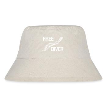 Freediver - apnea diver - Stanley/Stella Recycled Bucket Hat - natural - Front