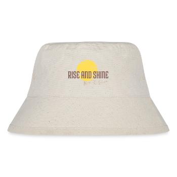 Rise and Shine - Stanley/Stella Recycled Bucket Hat - natural - Front
