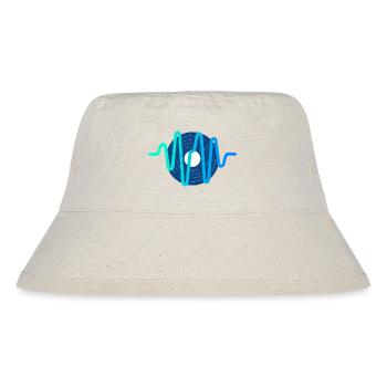 Musik-Sound - Stanley/Stella recycelter Bucket Hat - Naturweiß - Vorne