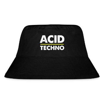 Acid Techno Vintage Bold - Stanley/Stella Recycled Bucket Hat - black - Front