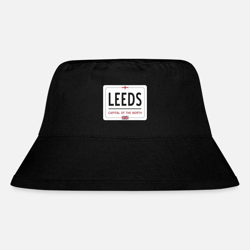 Panneau de la ville de Leeds - Bob recyclé Stanley/Stella - noir
