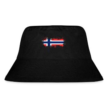 Norvège Norvège Drapeau Scandinavie Norden Tor Viking - Bob recyclé Stanley/Stella - noir - Devant