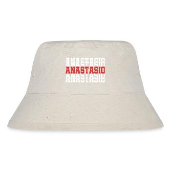 t-shirt Anastasio t-shirt gift stacked text - Stanley/Stella Recycled Bucket Hat - natural - Front