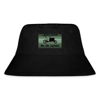 No mercy for the calf; Muli, cargo bike - Stanley/Stella Recycled Bucket Hat - black - Front