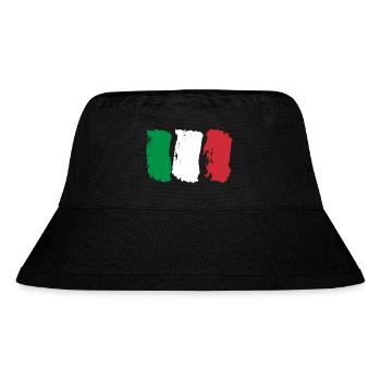 Drapeau de l’Italie - Vintage - Bob recyclé Stanley/Stella - noir - Devant