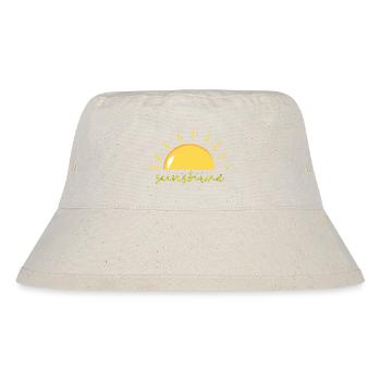 Sunshine - Stanley/Stella Recycled Bucket Hat - natural - Front