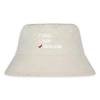SINGLE FOREVER ALONE - Bob recyclé Stanley/Stella - blanc naturel - Devant