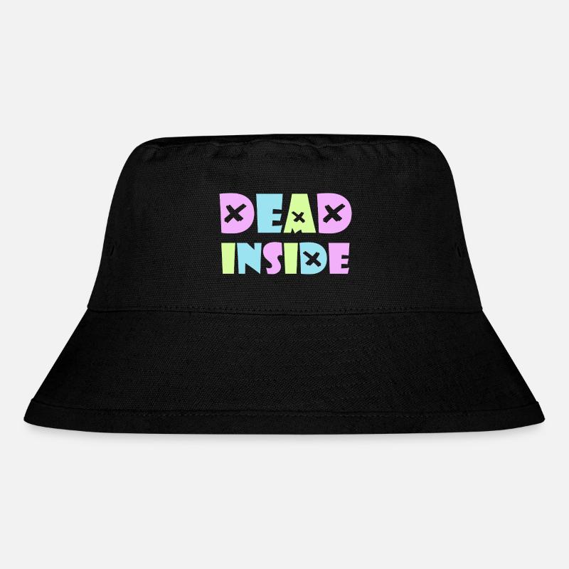 Dead Inside Kawaii Emo Punk Rock Anime Gothique Goth - Bob recyclé Stanley/Stella - noir