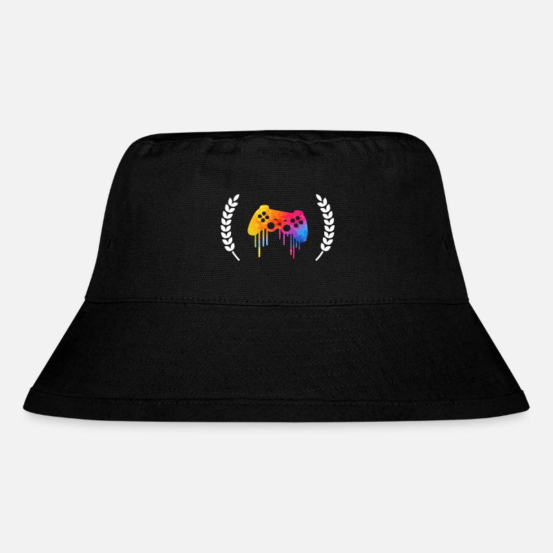 gamer wappen - Stanley/Stella recycelter Bucket Hat - Schwarz