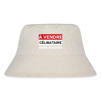Single humor - Stanley/Stella Recycled Bucket Hat - natural - Front