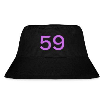 59 - Stanley/Stella recycelter Bucket Hat - Schwarz - Vorne