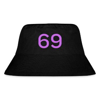 69 - Stanley/Stella recycelter Bucket Hat - Schwarz - Vorne