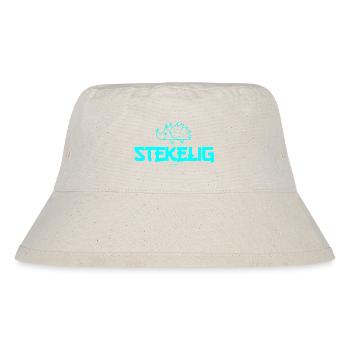 Stachelig - Stanley/Stella recycelter Bucket Hat - Naturweiß - Vorne