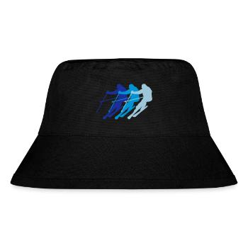 Ski - Stanley/Stella recycelter Bucket Hat - Schwarz - Vorne
